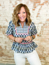 THML Valinda Mixed Print Top