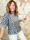THML Valinda Mixed Print Top