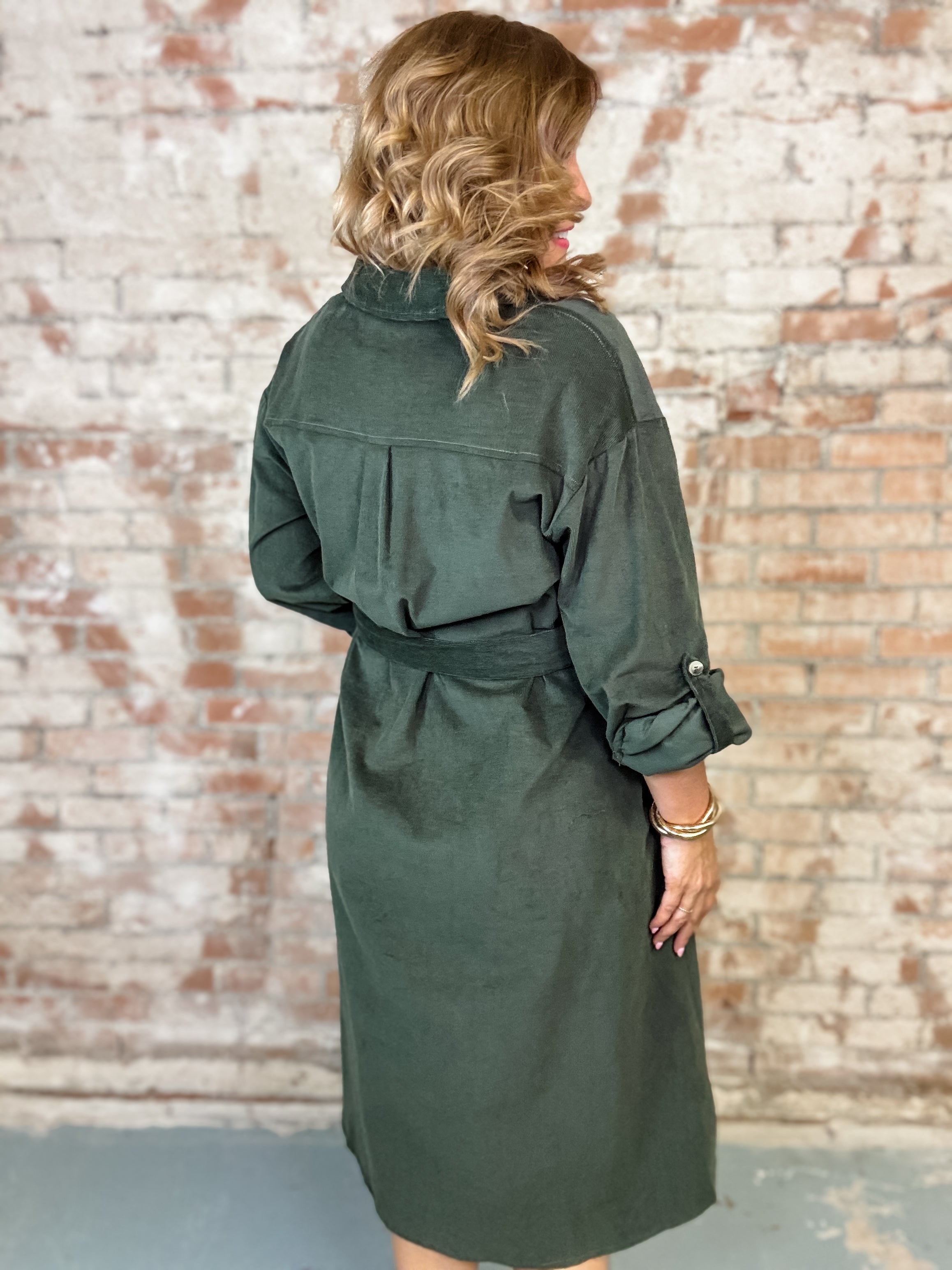 Cindee Corduroy Dress