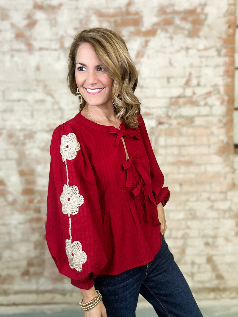 Jodi Peplum Top