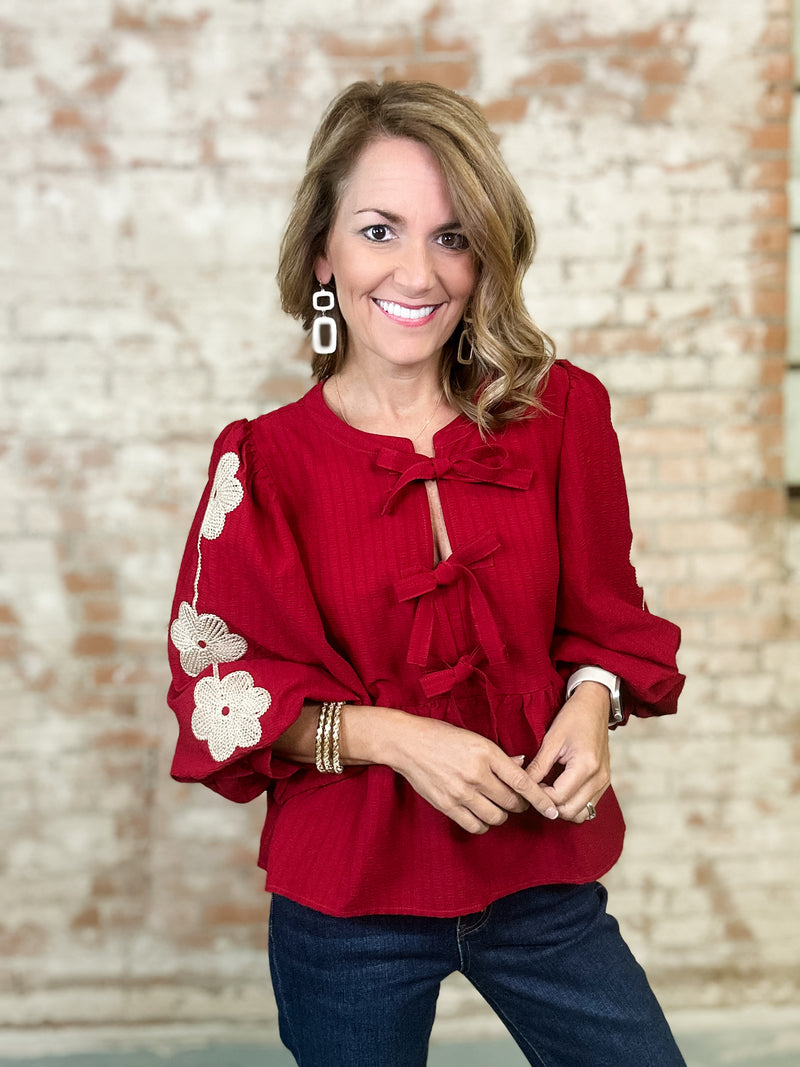 Jodi Peplum Top