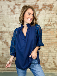 Murray Burnout Sleeve Top