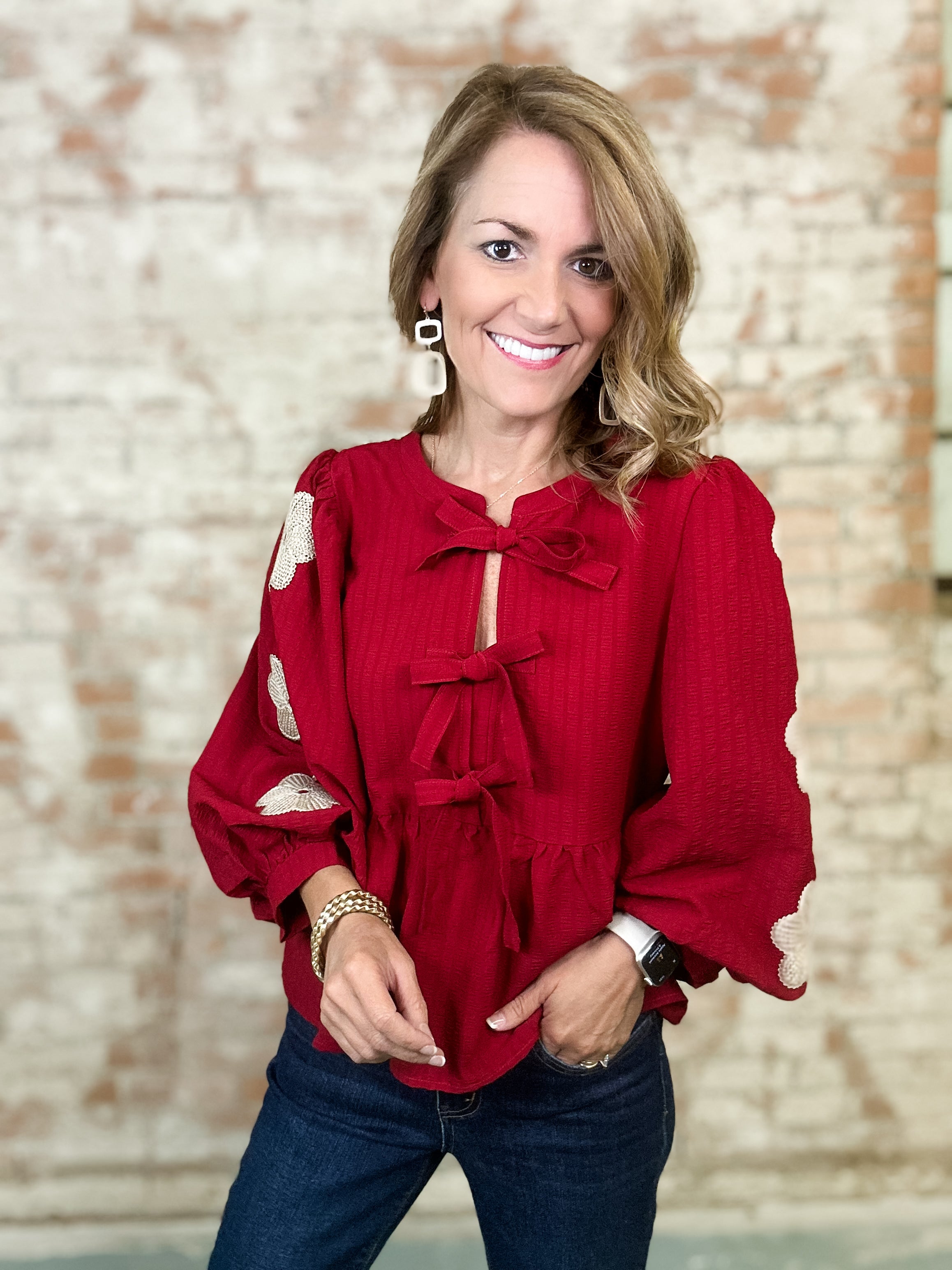 Jodi Peplum Top