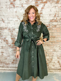 Cindee Corduroy Dress