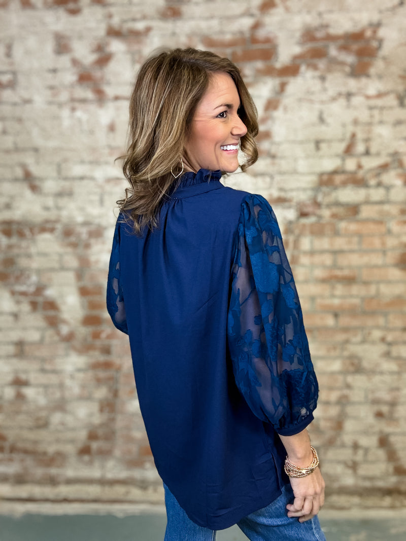 Murray Burnout Sleeve Top