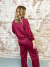 Crimson Sweatpant Set