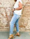 Vivian High Rise Crop Straight Leg