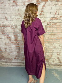 Rayen Solid Midi Dress