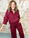 Crimson Sweatpant Set