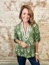 Babs Floral Boho Top
