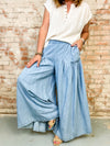 Bozeman Palazzo Chambray Pants