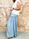Bozeman Palazzo Chambray Pants