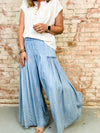 Bozeman Palazzo Chambray Pants