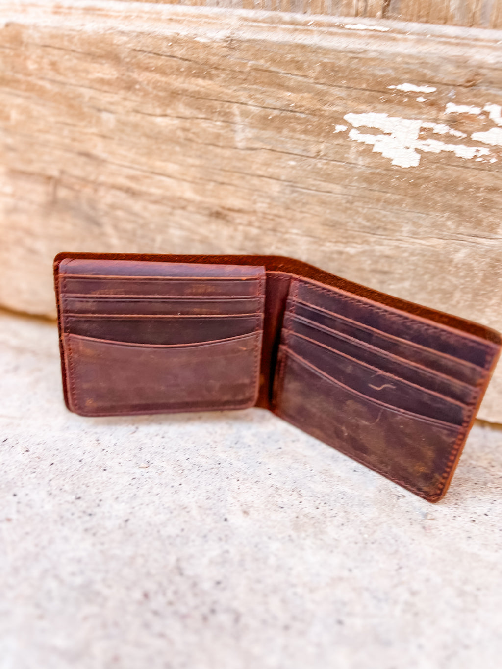 Genuine Trifold Leather Wallet – abeccagrace