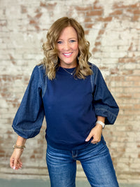 Kaye Denim Top