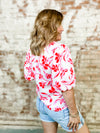 THML Marianne Pink Floral Top