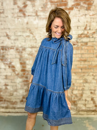 Wylie Bow Denim Dress