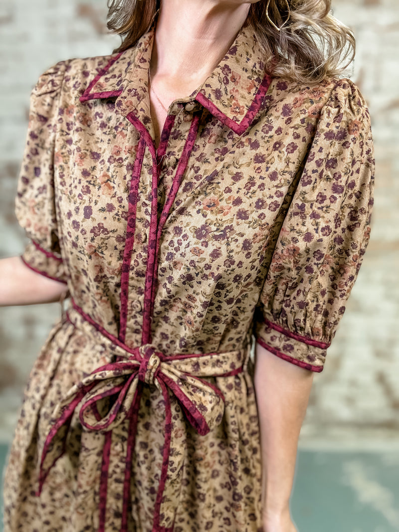 THML Kelsie Floral Dress