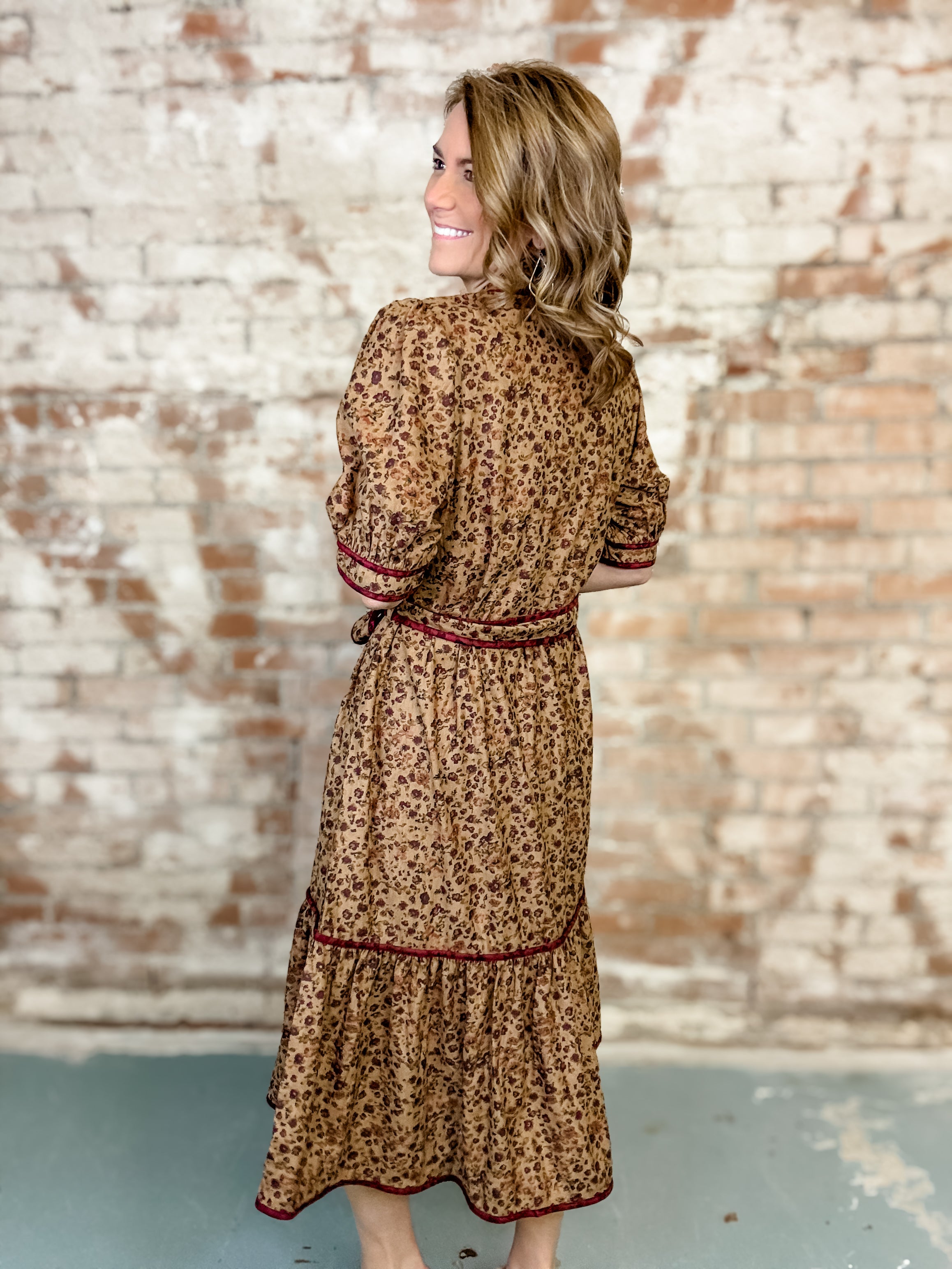 THML Kelsie Floral Dress