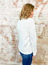 Kalie Cream Collared Sweater