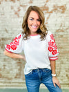 THML Cyndi Embroidered Top