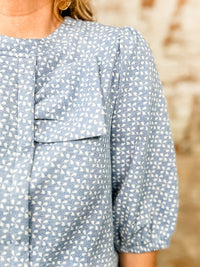 Worthington Center Bow Print Top