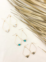 Geo Shape Wire Earrings