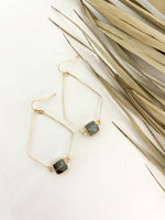 Geo Shape Wire Earrings