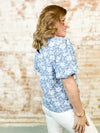 Aspen Texture Floral Top