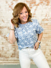 Aspen Texture Floral Top