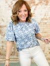Aspen Texture Floral Top