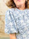 Aspen Texture Floral Top
