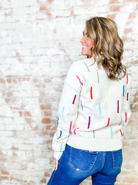 THML Teague Multi Color Knit Sweater