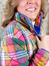 Tessa Bright Plaid Jacket