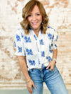 THML Beth Floral Print Top