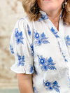 THML Beth Floral Print Top
