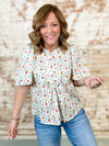 Caraway Floral Print Top