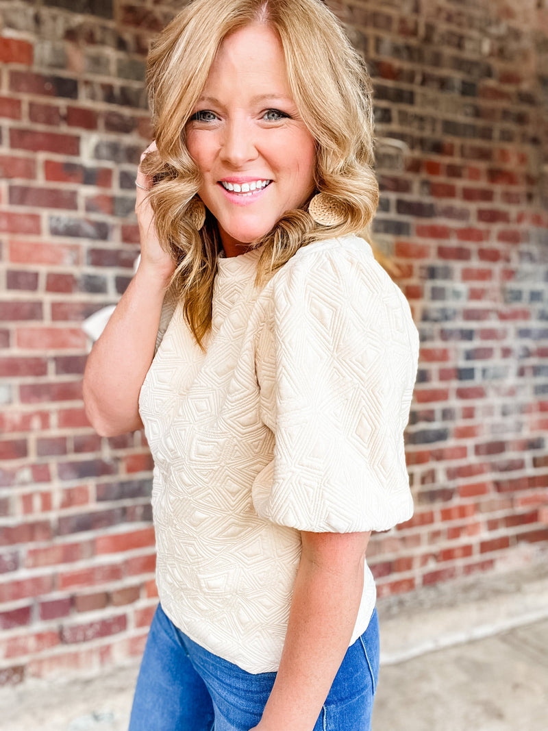 THML Textured Knit Top