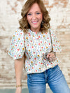 Caraway Floral Print Top