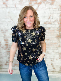 THML Melody Sequin Star Top