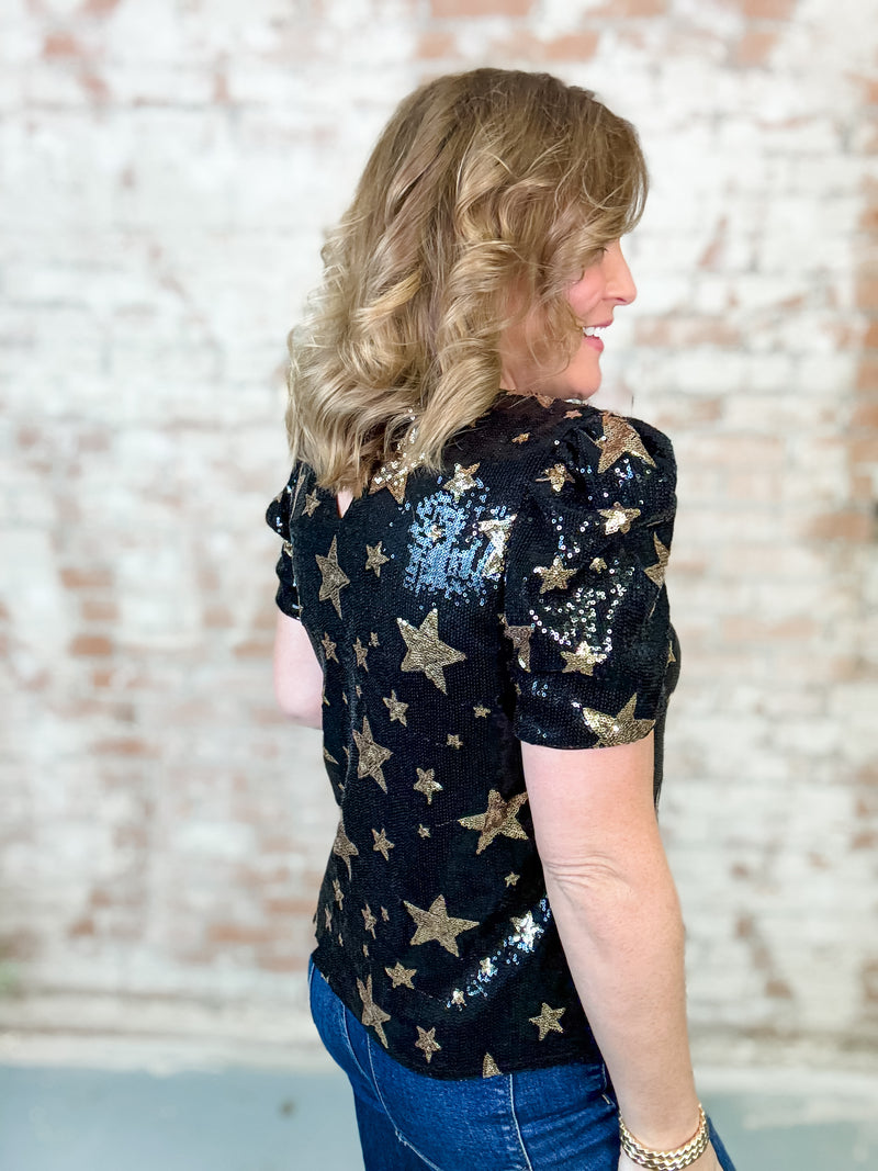 THML Melody Sequin Star Top