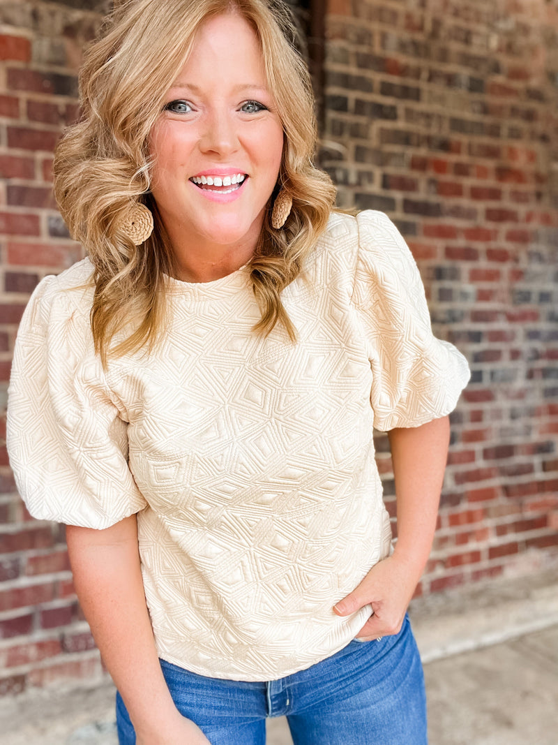 THML Textured Knit Top
