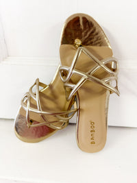 Cyndee Gold Sandal