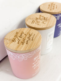 Scripture Glass Candle Collection