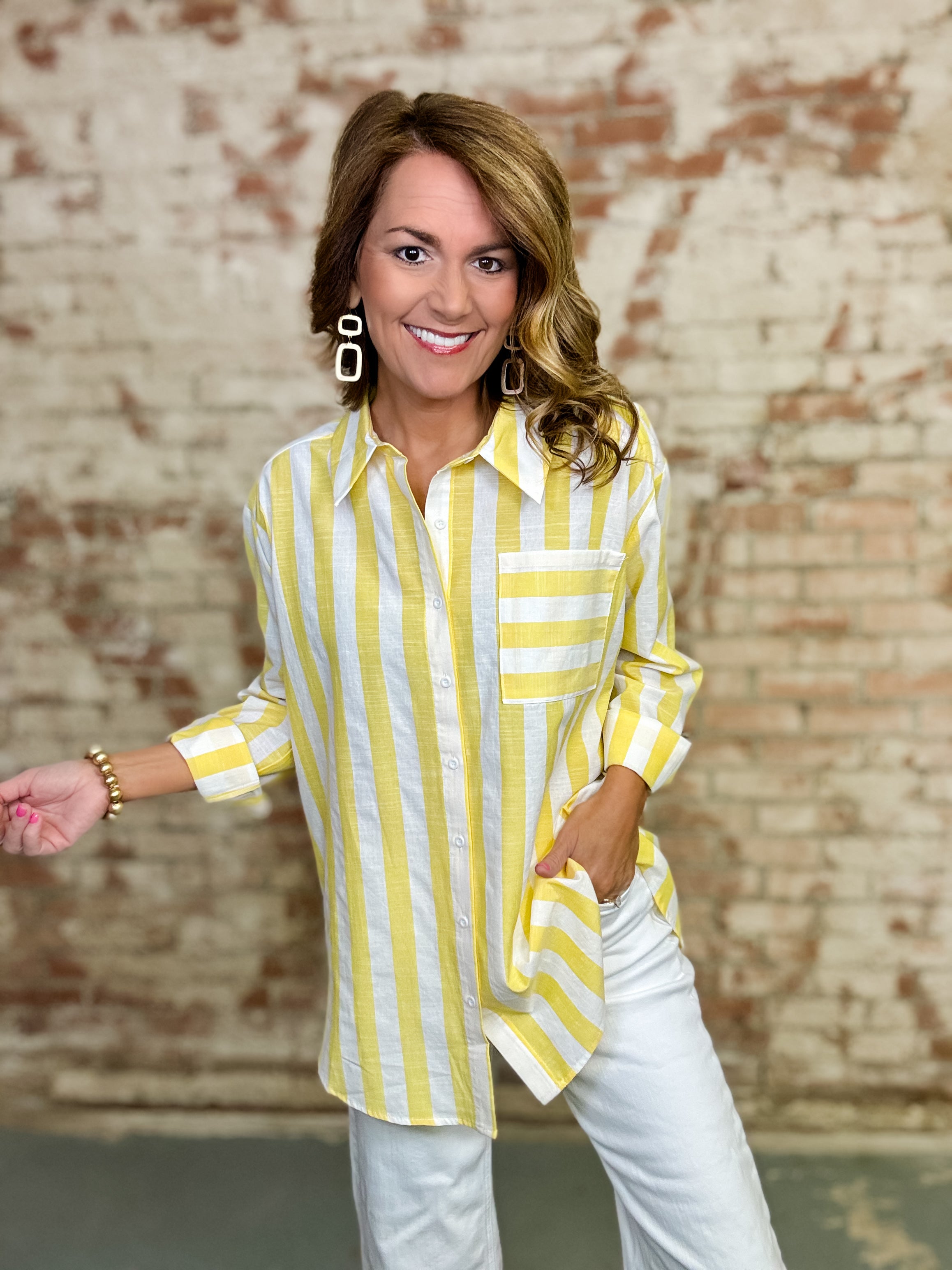 Mallory Striped Top