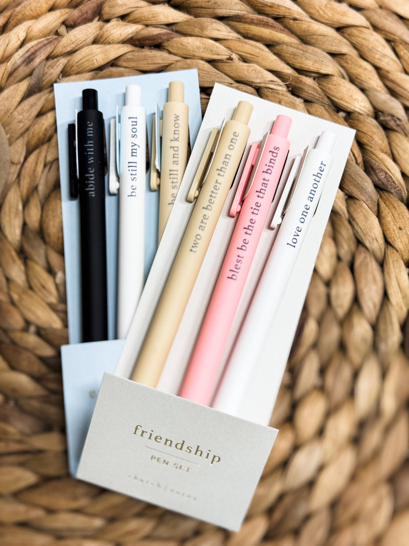 Encouraging Pen Set Collection