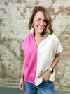 THML Blush & Sand Top