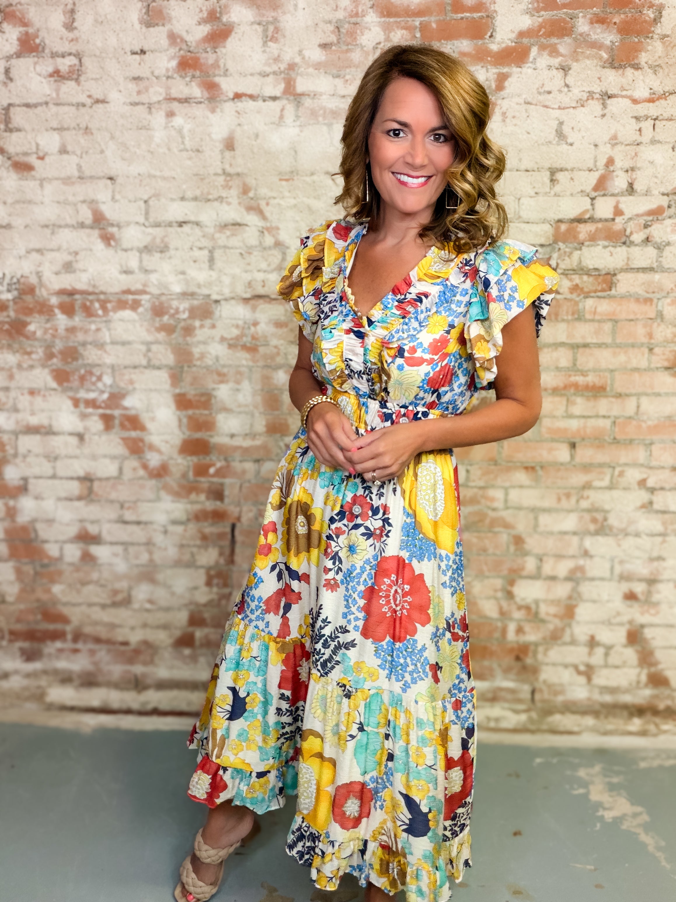 THML Ariella Floral Dress