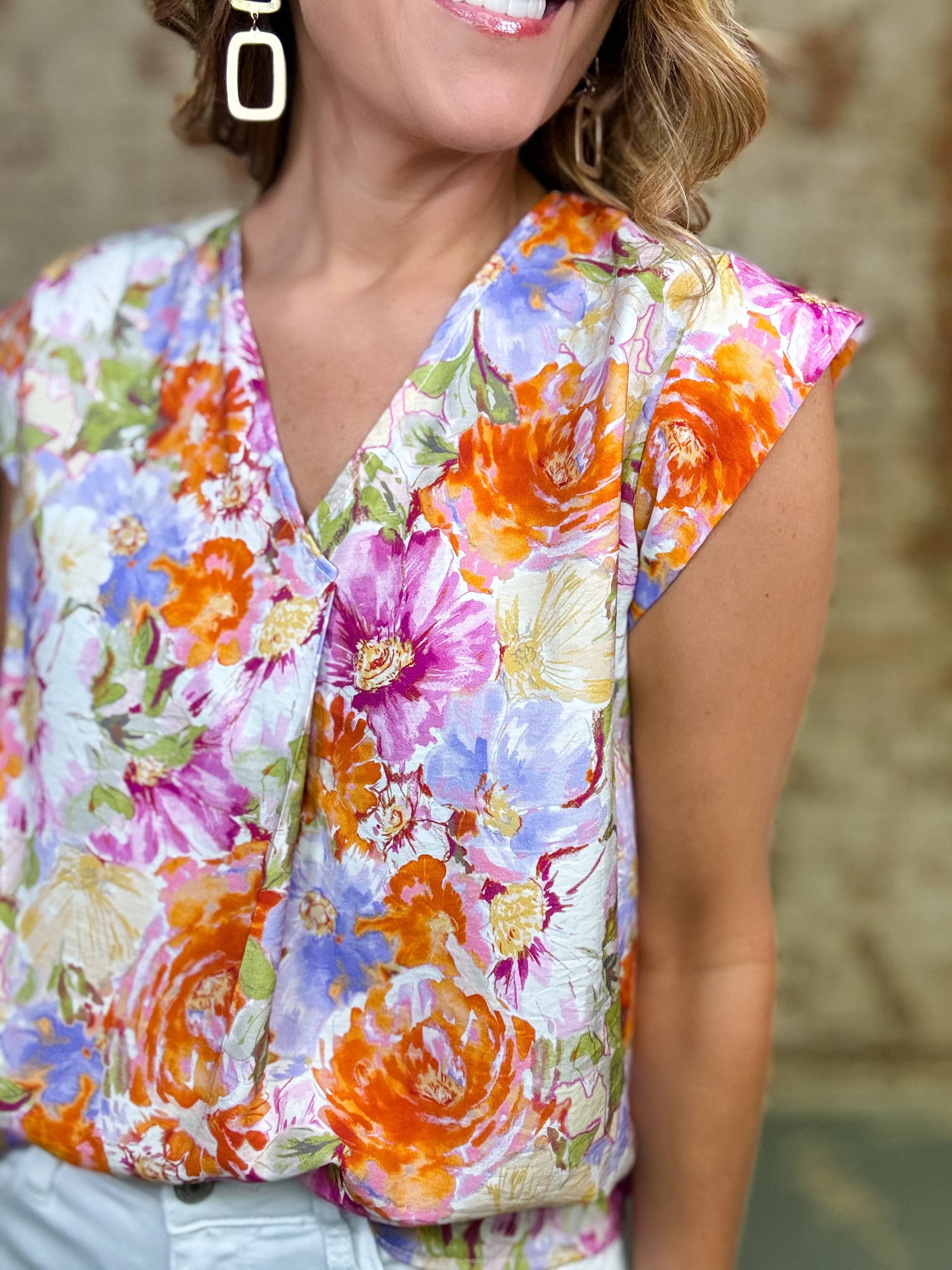Benson Floral Print Top
