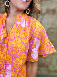 Jaidy Tropical Print Top